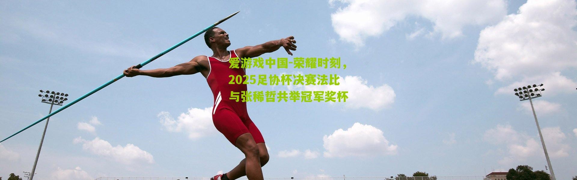 爱游戏中国-荣耀时刻，2025足协杯决赛法比与张稀哲共举冠军奖杯